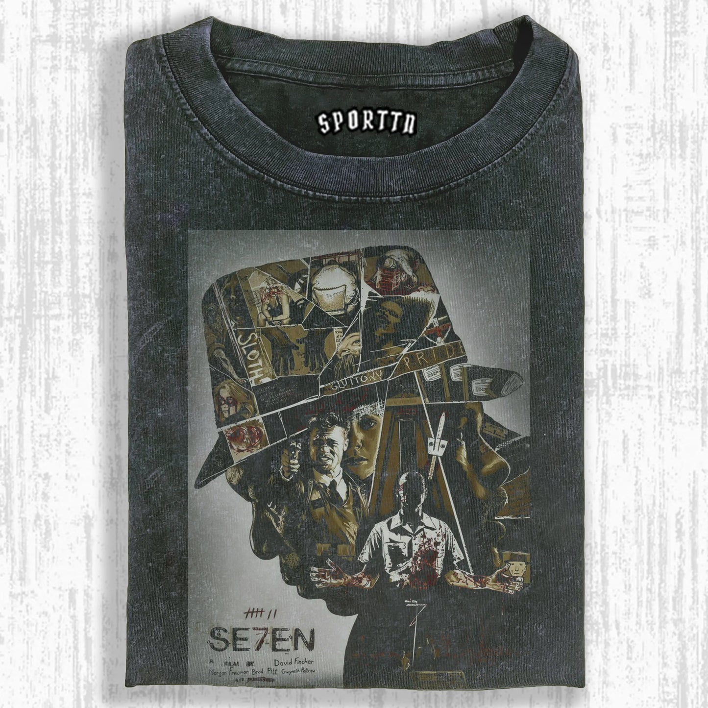 WASHED COTTON SE7EN (1995) T-SHIRT
