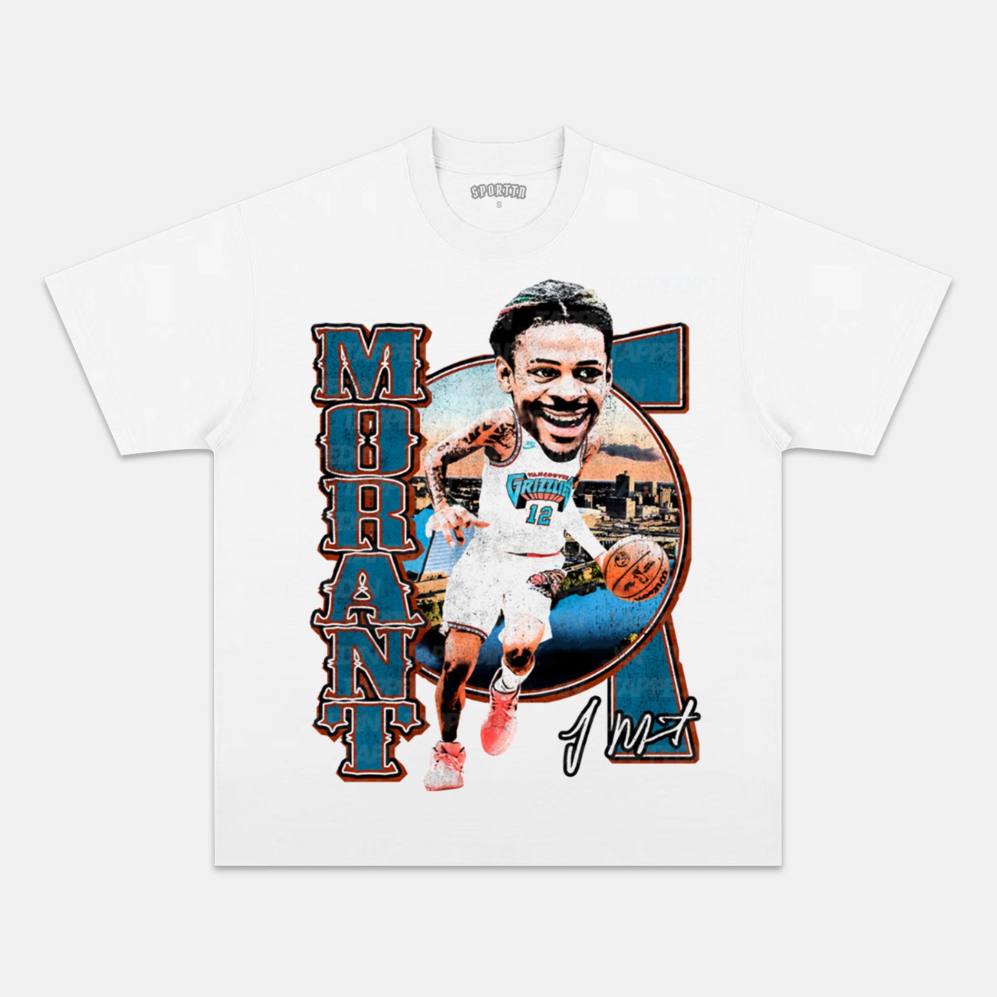 JA MORANT BIG HEAD TEE