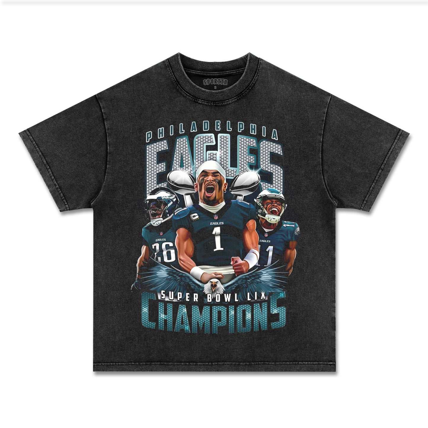 PHILADELPHIA EAGLES - SUPER BOWL LIX CHAMPIONS T-SHIRT