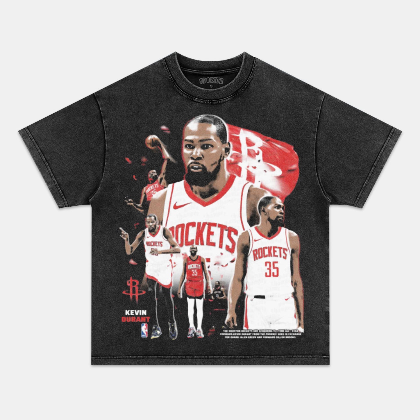 KEVIN DURANT & ROCKETS KD TEE 6.25