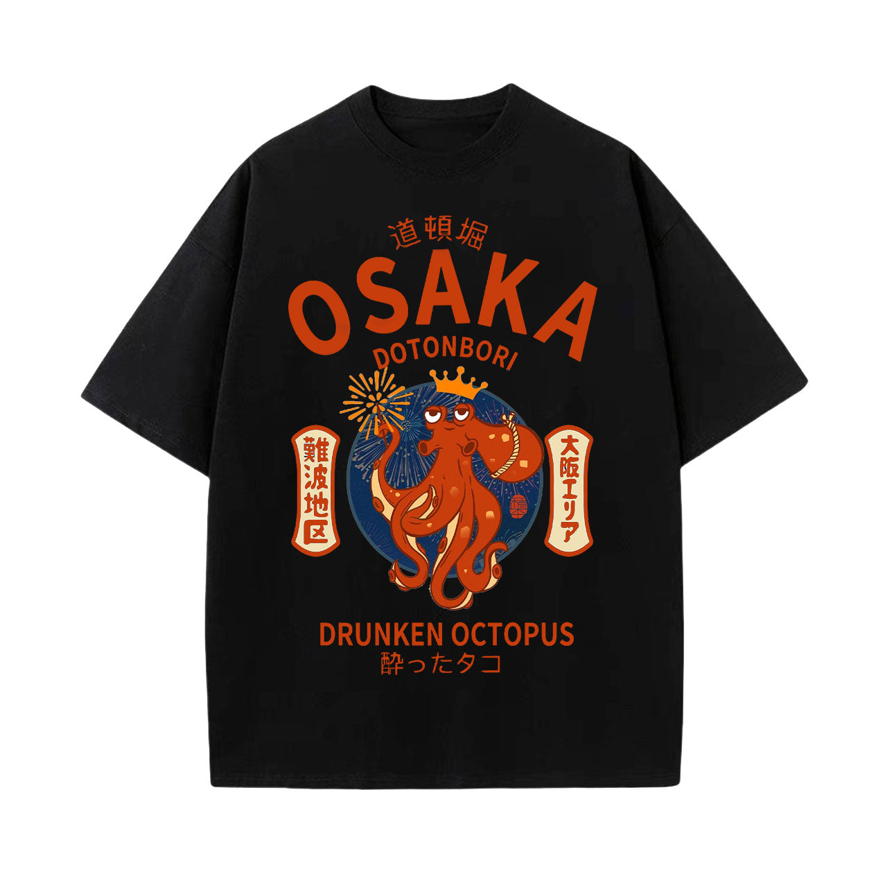 OSAKA DRUNKEN OCTOPUS JAPANESE STYLE TEE