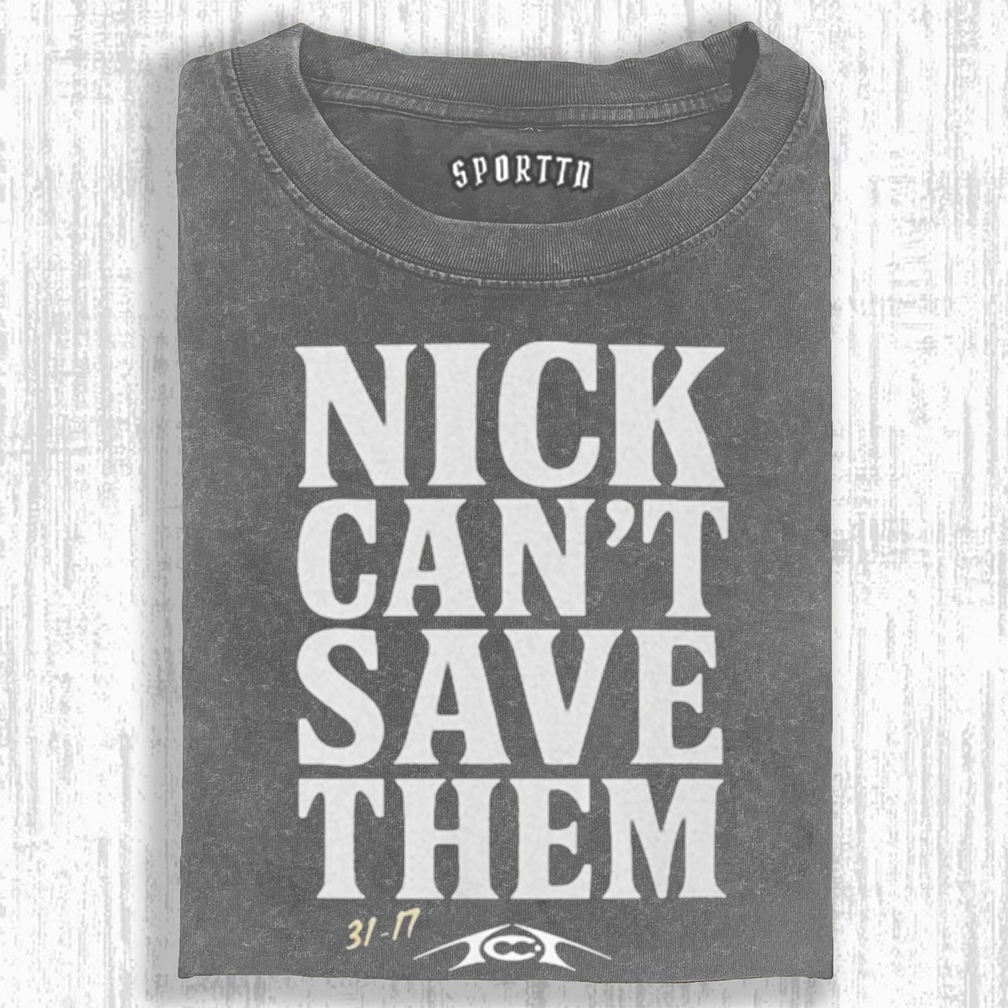 TOMMY CASTELLANOS NICK CAN’T SAVE THEM T SHIRT