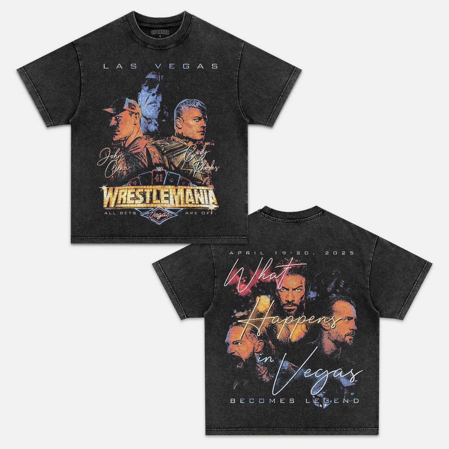 WRESTLE MANIA TEE 4.21
