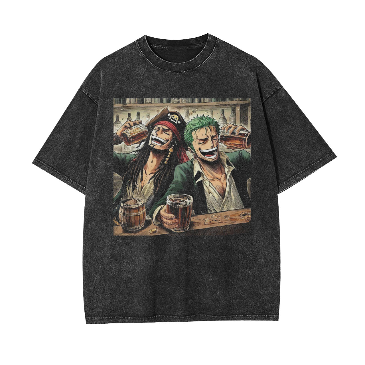 ZORO & JACK’S PIRATE DRINKING SESSION TEE丨ONE PIECE