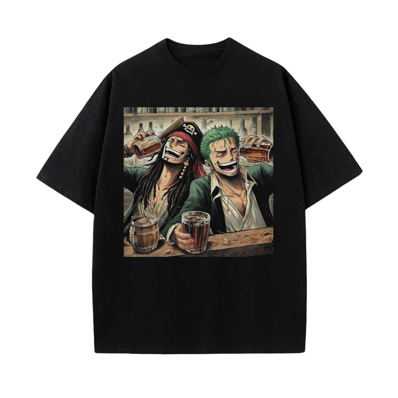 ZORO & JACK’S PIRATE DRINKING SESSION TEE丨ONE PIECE