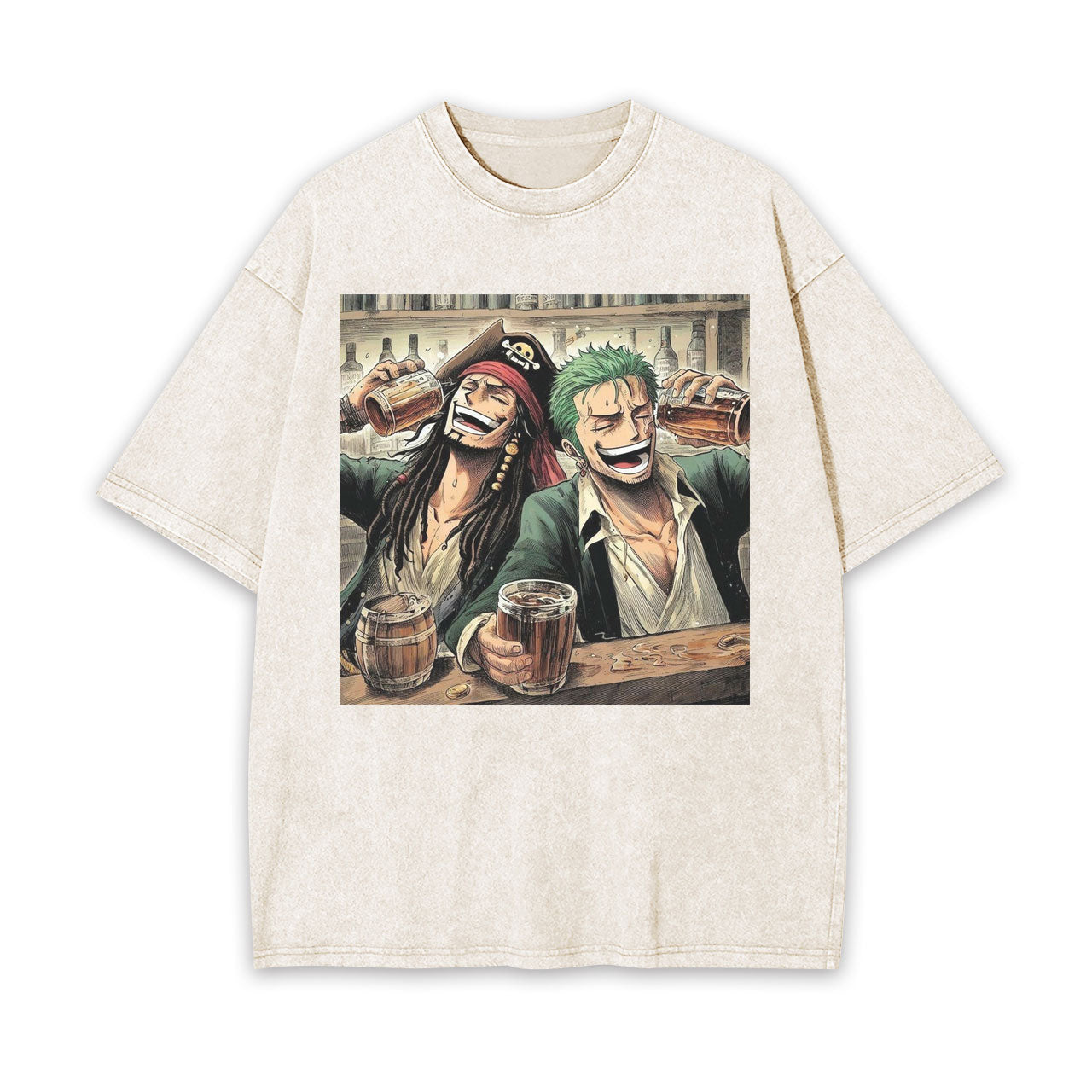 ZORO & JACK’S PIRATE DRINKING SESSION TEE丨ONE PIECE