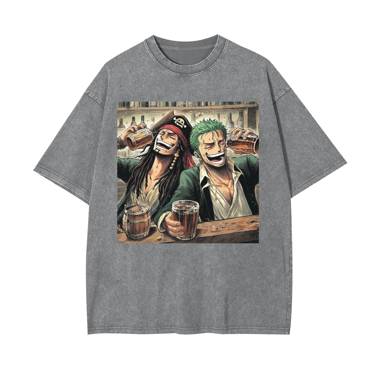 ZORO & JACK’S PIRATE DRINKING SESSION TEE丨ONE PIECE