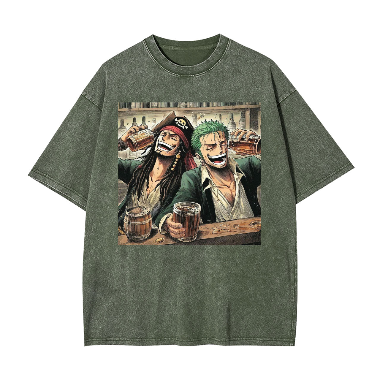 ZORO & JACK’S PIRATE DRINKING SESSION TEE丨ONE PIECE