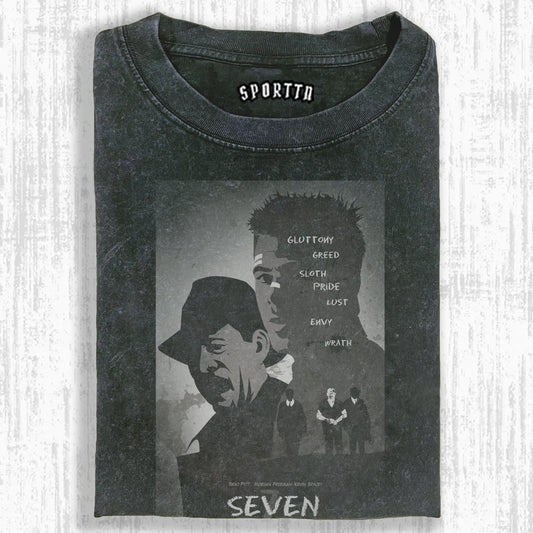 WASHED COTTON SE7EN (1995) T-SHIRT