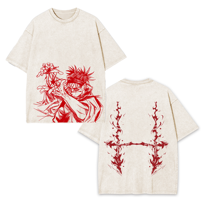 2-SIDED CHOSO VINTAGE OVERSIZE TEE-[DS]