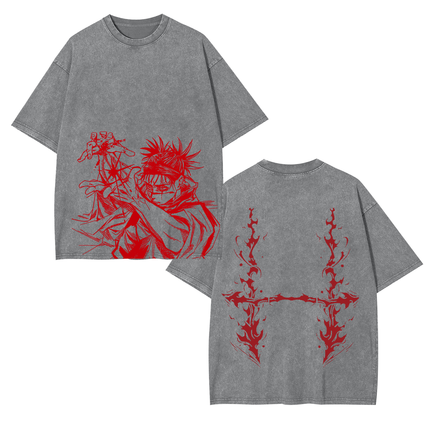 2-SIDED CHOSO VINTAGE OVERSIZE TEE-[DS]