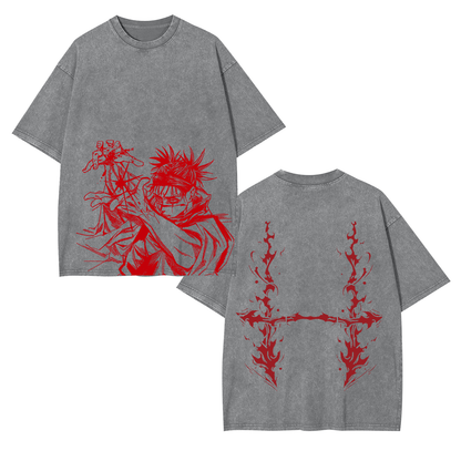 2-SIDED CHOSO VINTAGE OVERSIZE TEE-[DS]