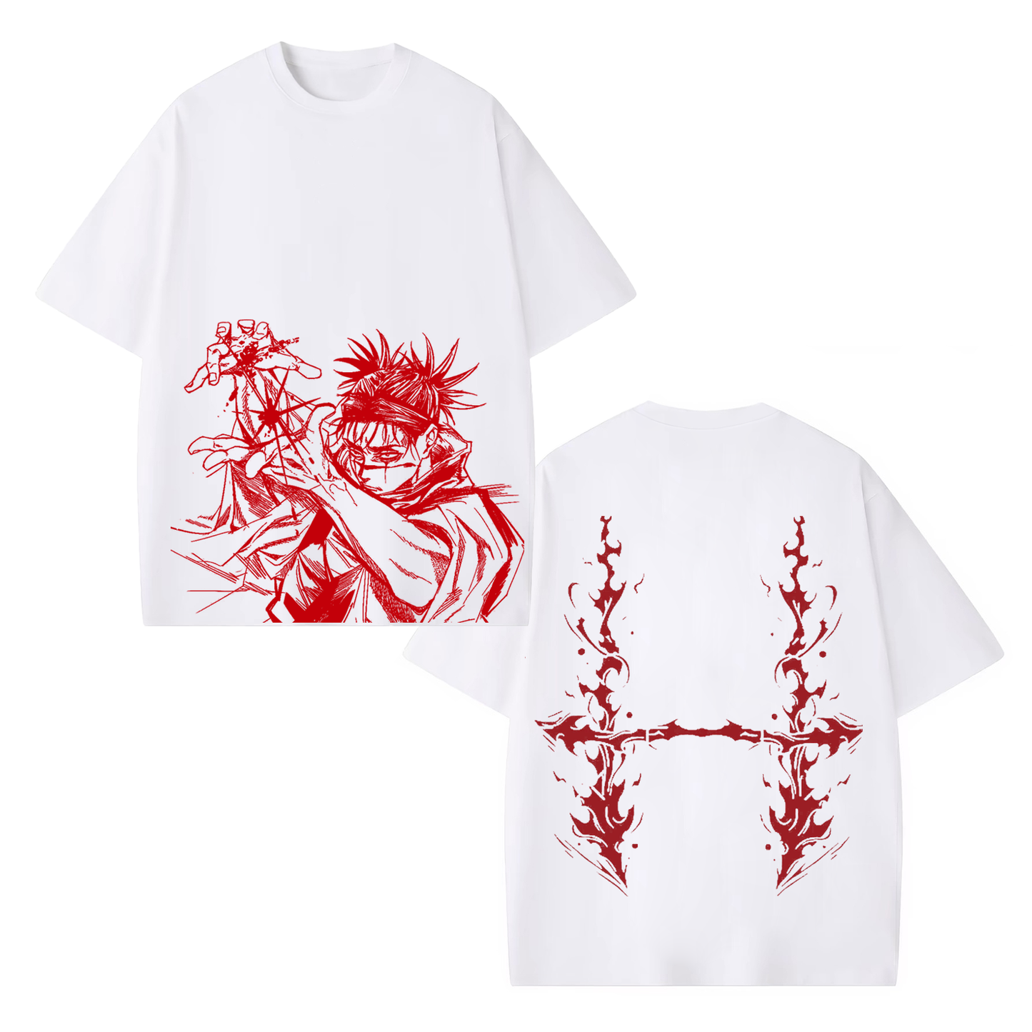 2-SIDED CHOSO VINTAGE OVERSIZE TEE-[DS]