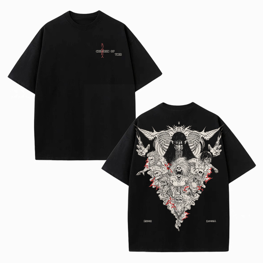ATTACK ON TITAN UNISEX ANIME INSPIRED VINTAGE T-SHIRT-[DS]