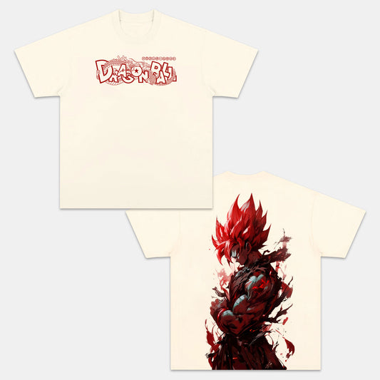 UNISEX ANIME INSPIRED VINTAGE TEE丨DRAGON BALL-[DS]