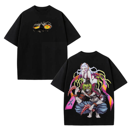DAKI GYUTARO DEMON SLAYER ANIME UNISEX WASHED T-SHIRT -[DS]