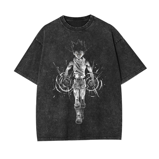 GON FREECSS ANIME OVERSIZED TEE 丨HUNTER×HUNTER-[FRONT]