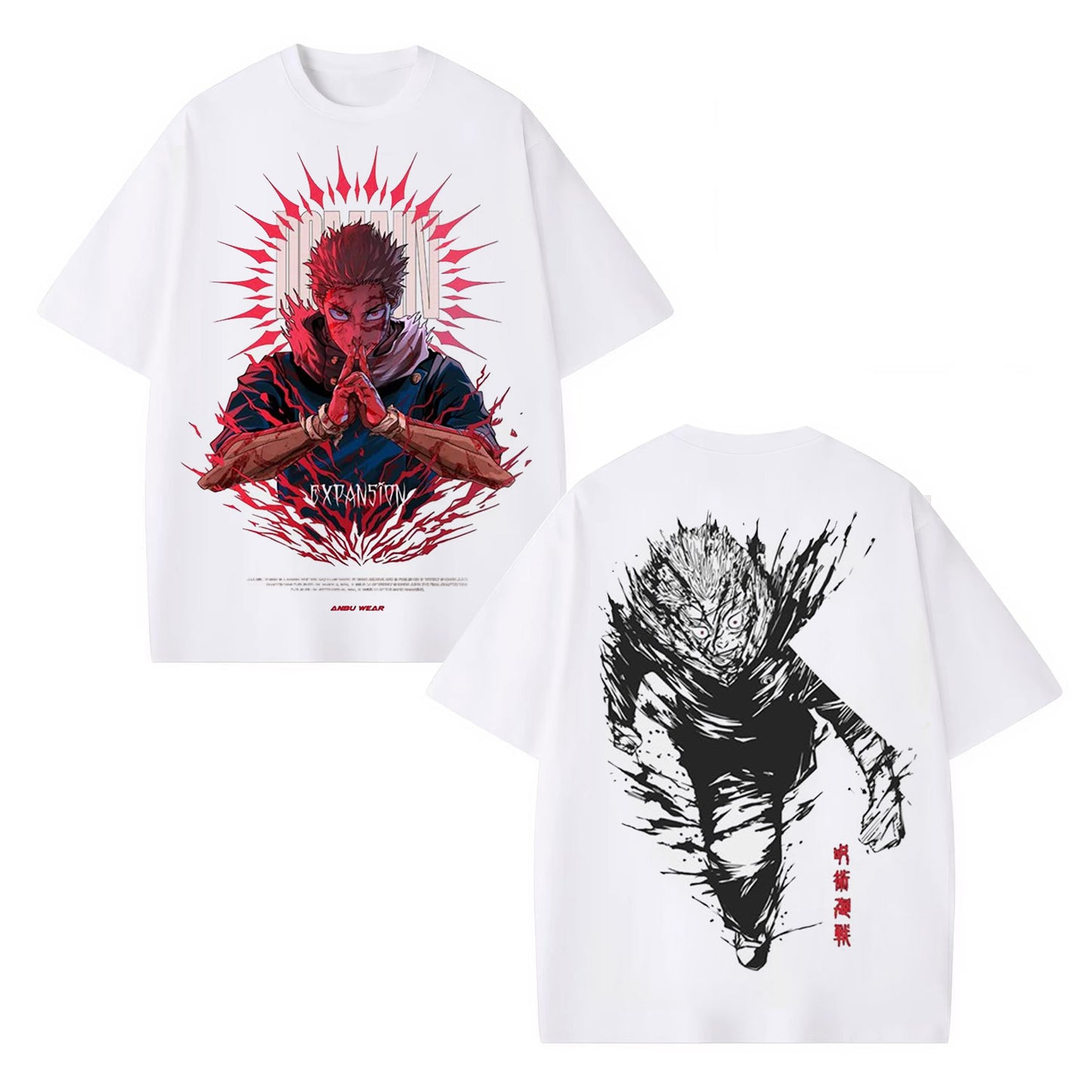 JUJUTSU KAISEN ANIME OVERSIZED TEE - [DS]