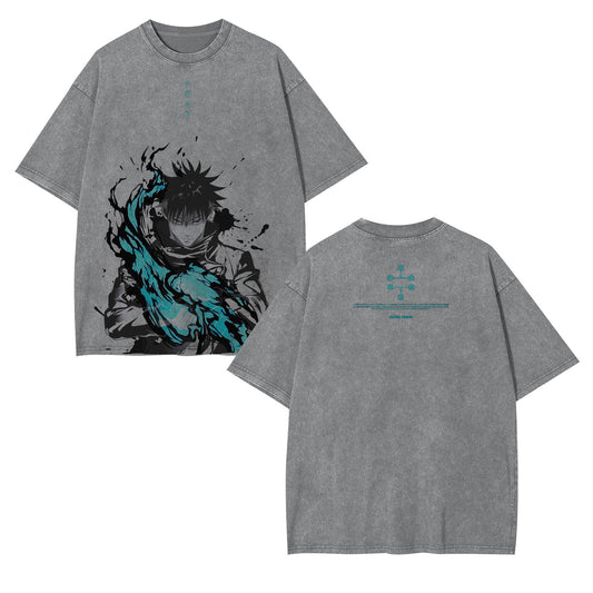 JUJUTSU KAISEN UNISEX OVERSIZE ANIME TEE-[DS]