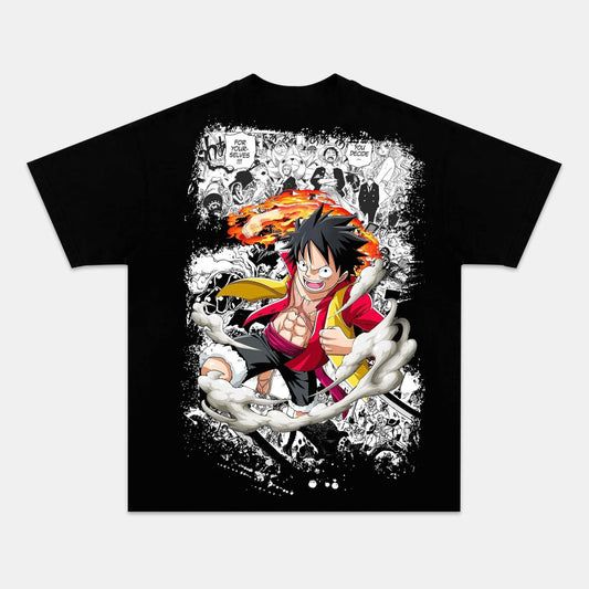 LUFFY VINTAGE TEE丨ONE PIECE-[BACK]