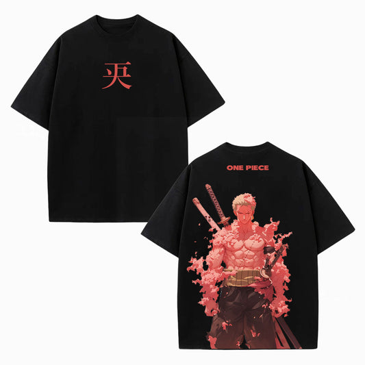 RORONOA ZORO ANIME INSPIRED VINTAGE TEE丨ONE PIECE-[DS]