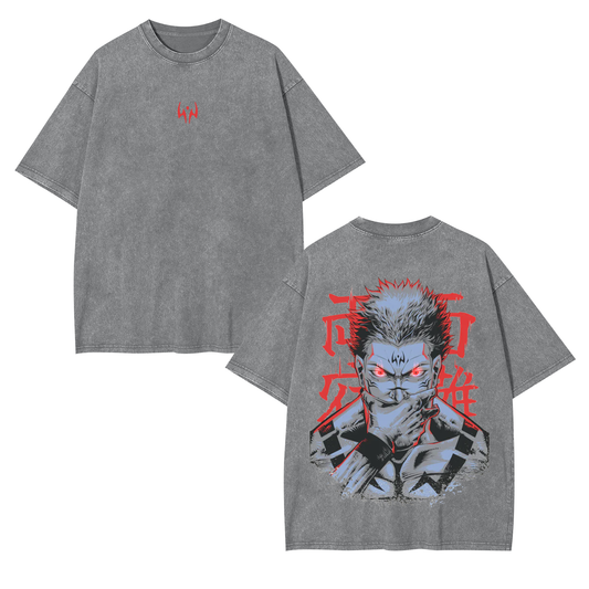 RYOMEN SUKUNA JUJUTSU KAISEN OVERSIZED TEE-[DS]