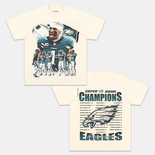 SUPER BOWL LIX CHAMP EAGLES TEE