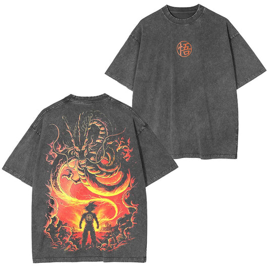 SON GOKU ANIME OVERSIZED TEE 丨 DRAGON BALL-[DS]
