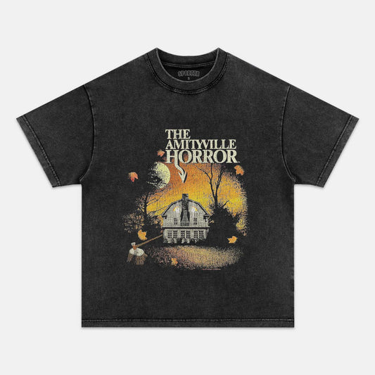THE AMITYVILLE HORROR PROMO WASHED  T-SHIRT