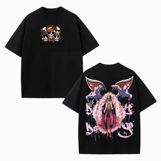 DONQUIXOTE DOFLAMINGO ANIME INSPIRED VINTAGE TEE丨ONE PIECE-[DS]