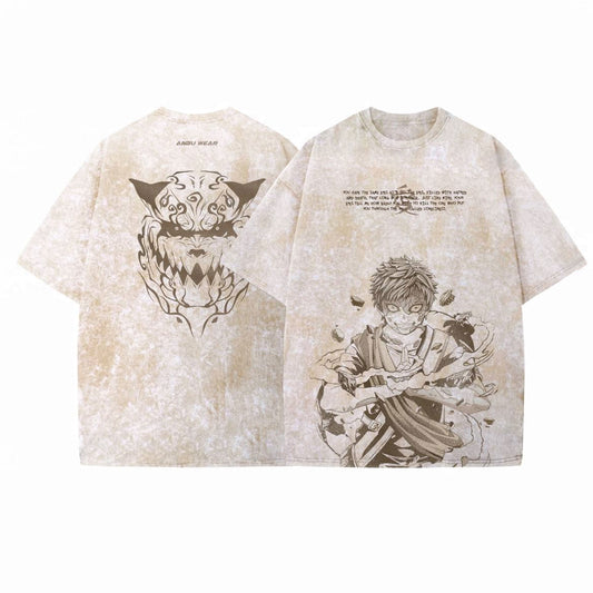 GAARA ANIME INSPIRED VINTAGE TEE丨NARUTO-[DS]
