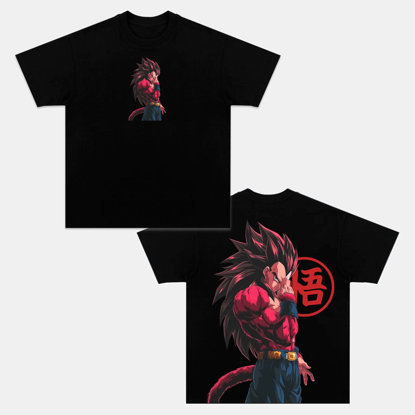 UNISEX ANIME INSPIRED VINTAGE TEE丨DRAGON BALL-[DS]