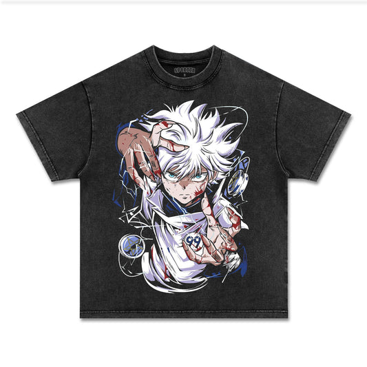 UNISEX ANIME INSPIRED VINTAGE TEE丨HUNTER×HUNTER-[FRONT]