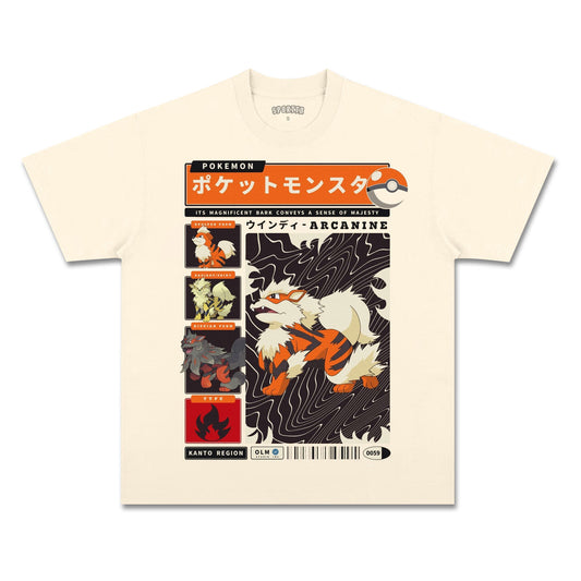UNISEX ANIME INSPIRED VINTAGE TEE丨POKéMON-[FRONT]