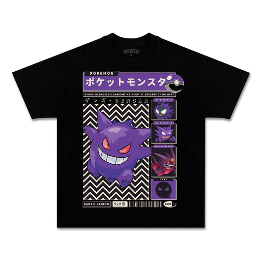 UNISEX ANIME INSPIRED VINTAGE TEE丨POKéMON-[FRONT]