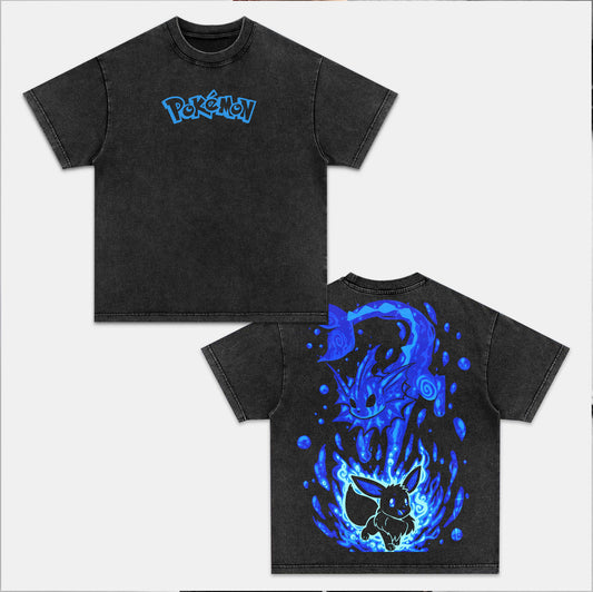 UNISEX ANIME INSPIRED VINTAGE OVERSIZED TEE丨POKÉMON-[DS]