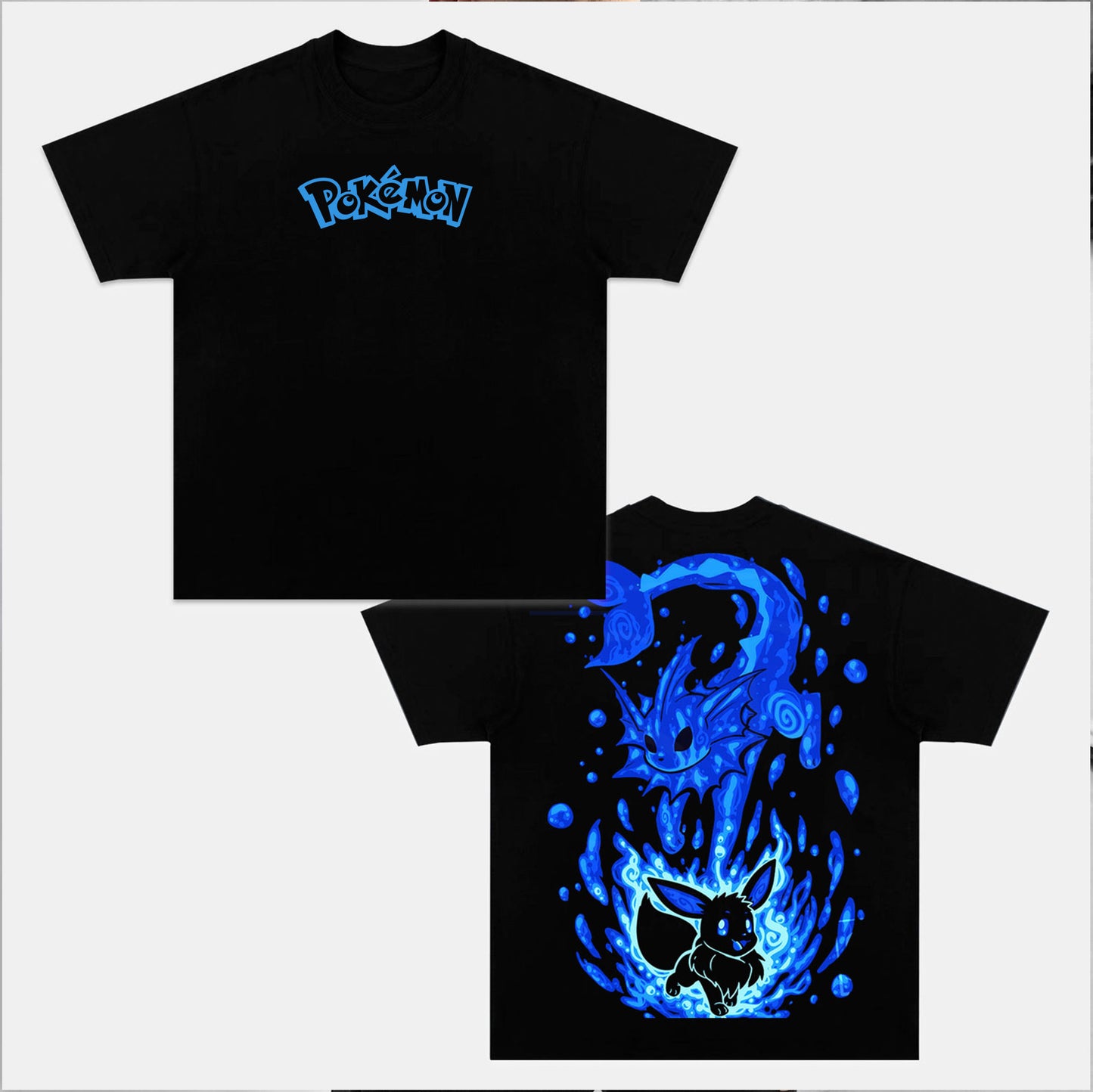 UNISEX ANIME INSPIRED VINTAGE OVERSIZED TEE丨POKÉMON-[DS]