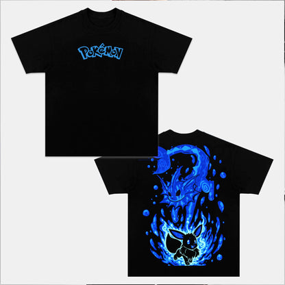 UNISEX ANIME INSPIRED VINTAGE OVERSIZED TEE丨POKÉMON-[DS]