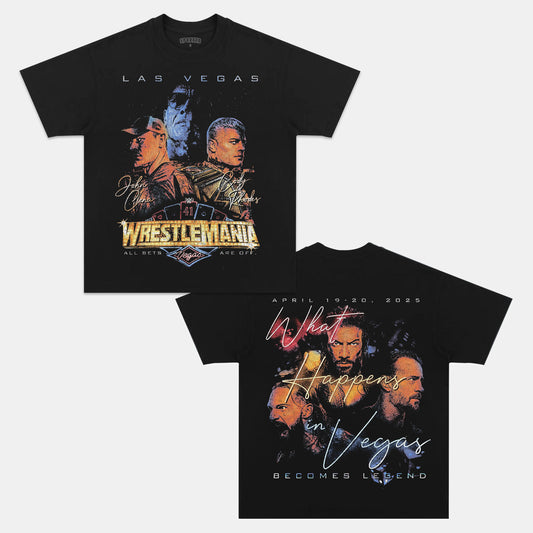 WRESTLE MANIA TEE 4.21