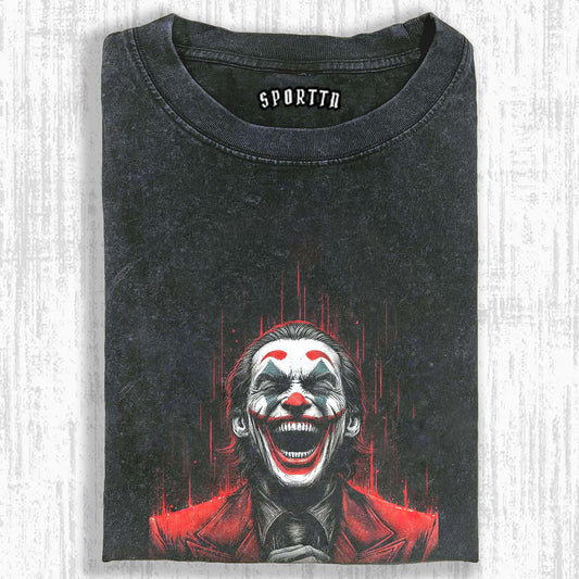 WASHED COTTON CLOWN T-SHIRT