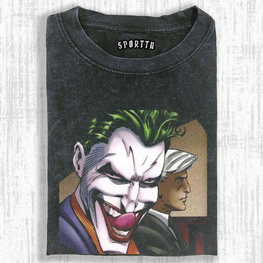 WASHED COTTON CLOWN T-SHIRT