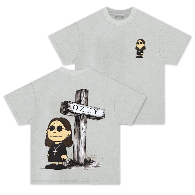 OZZY AND CHARLIE BROWN T-SHIRT