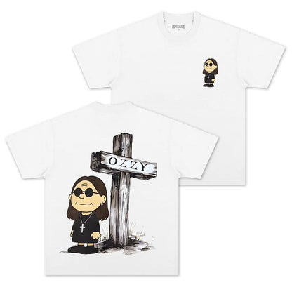 OZZY AND CHARLIE BROWN T-SHIRT